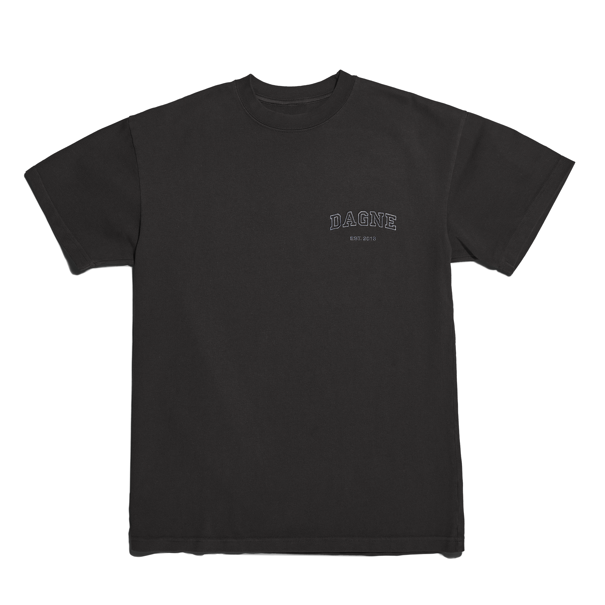 Varsity Logo T-shirt in Onyx, 3X