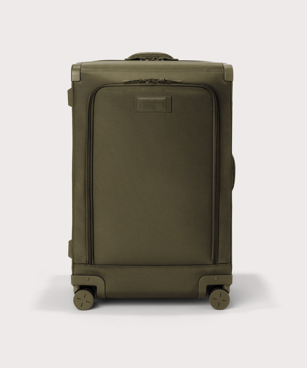 Sydney Checked Luggage in Dark Moss, Larger - 28.5 inch