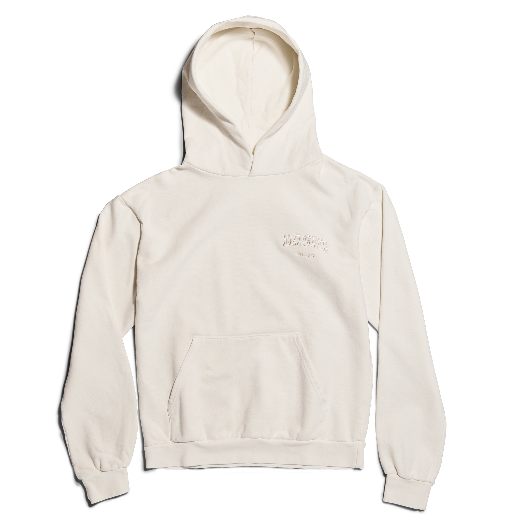 Varsity Logo Hoodie in Moonbeam, 3X
